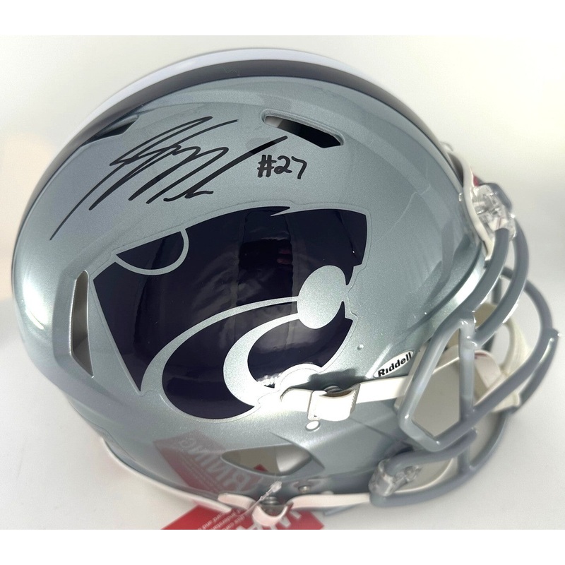 Wildcats JORDY NELSON Signed Full Size Kansas State AUTHENTIC Speed Helmet AUTO