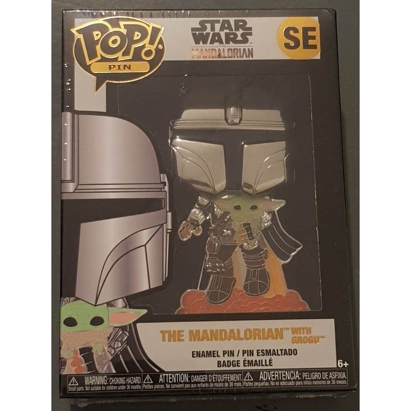 Funko Pop! Star Wars Mandalorian with Grogu 5 Special Edition Enamel Pin