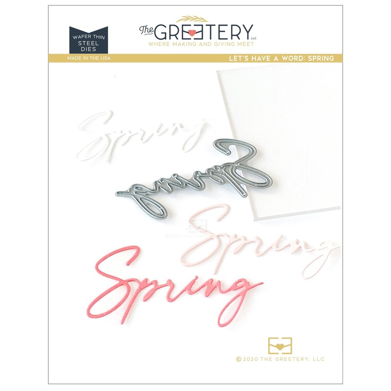 Lets Have a Word: Spring Die