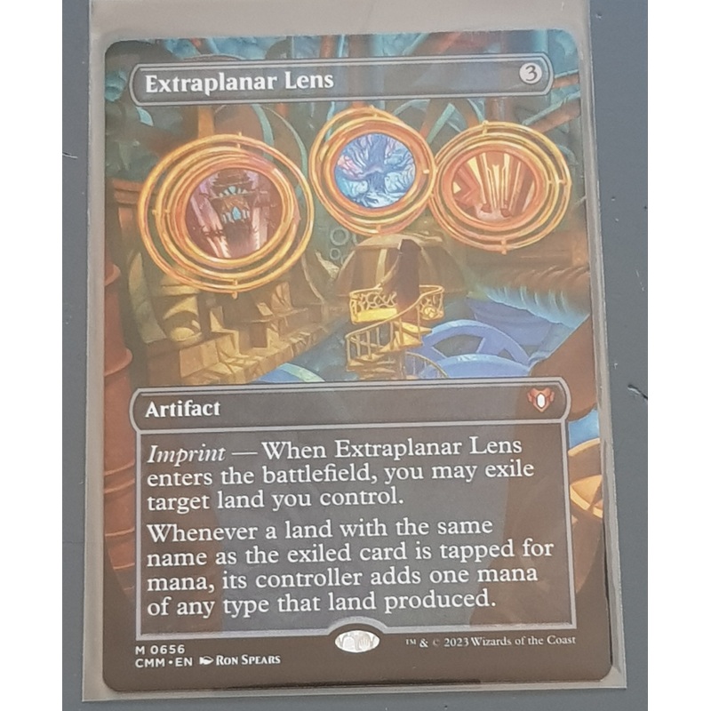 Magic the Gathering Commander Masters Extraplanar Lens #656 (Extended Art) Trading Card