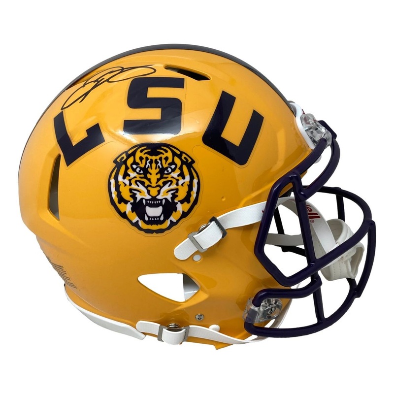 Odell Beckham Jr Signed LSU Tigers Full Size Authentic Speed Helmet BAS