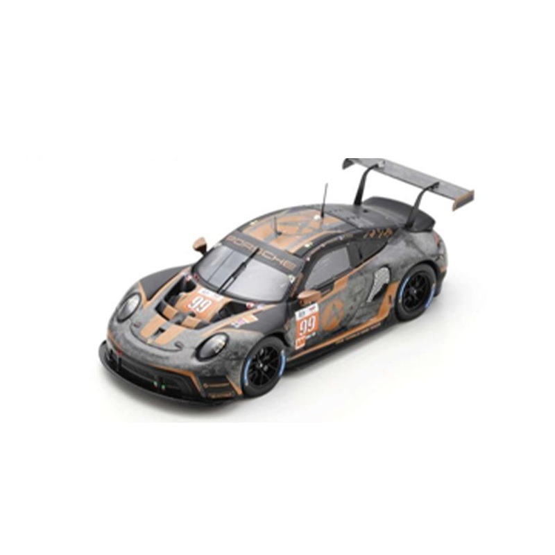 Porsche 911 RSR-19 No.99 Hardpoint Motorsport – 24H Le Mans 2022 – A. Haryanto – A. Picariello – M. Rump – 1:64 Scale Resin Model Car