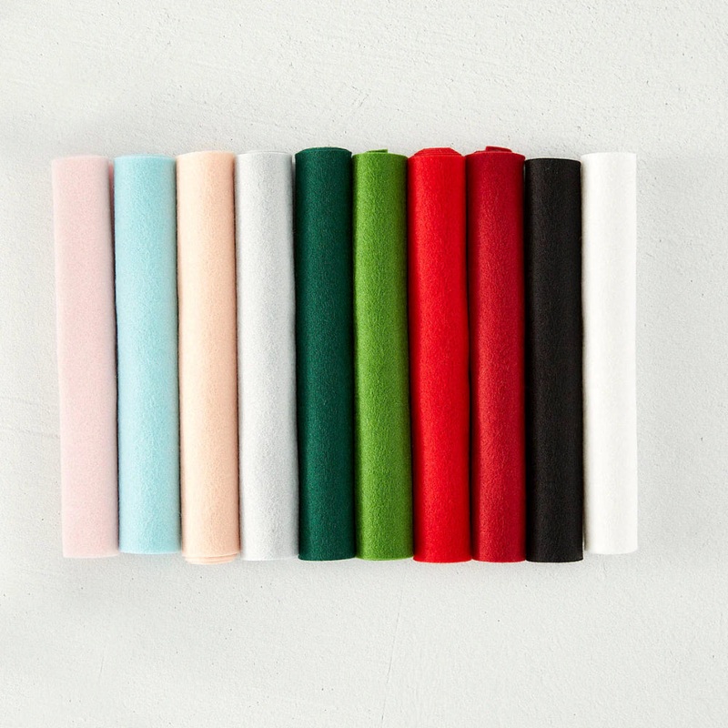 Spellbinders Merino Wool Felt Sheets Collection – Holiday