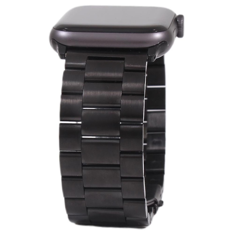 Stainless Steel Metal Replacement Watch Band for Apple Watch Black