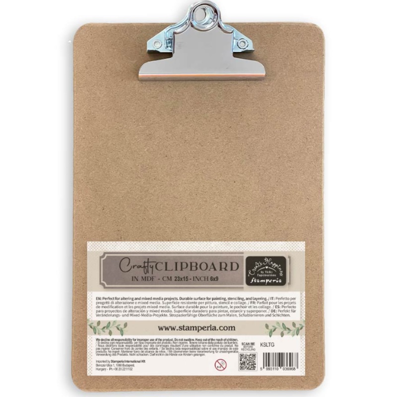 Stamperia – Create Happiness Crafty clipboard 6×9