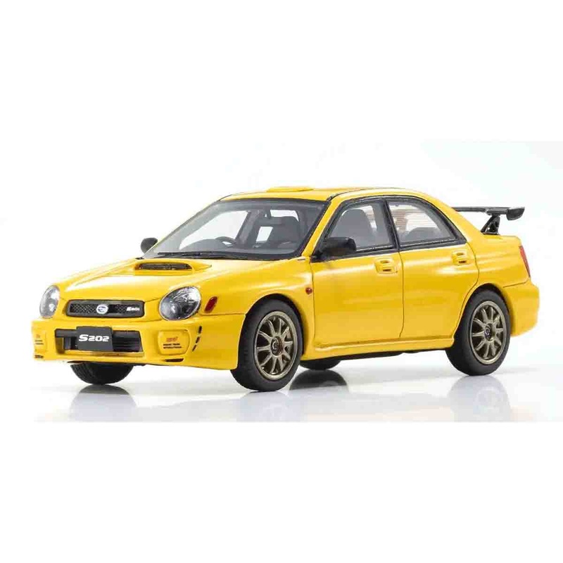 SUBARU Impreza S202 Yellow – 1:43 Scale Resin Model Car