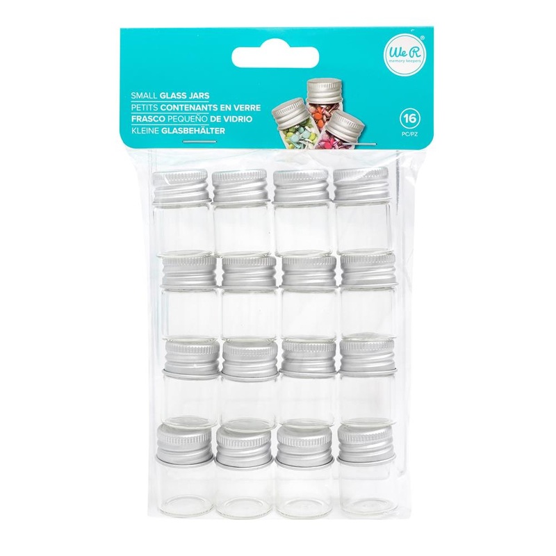 We R Memory Keepers Glass Jar Storage Bottles
