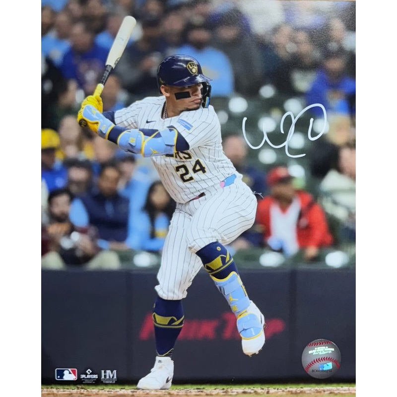 WILLIAM CONTRERAS – Milwaukee Brewers – Signed 8×10 Photo #13 AUTO