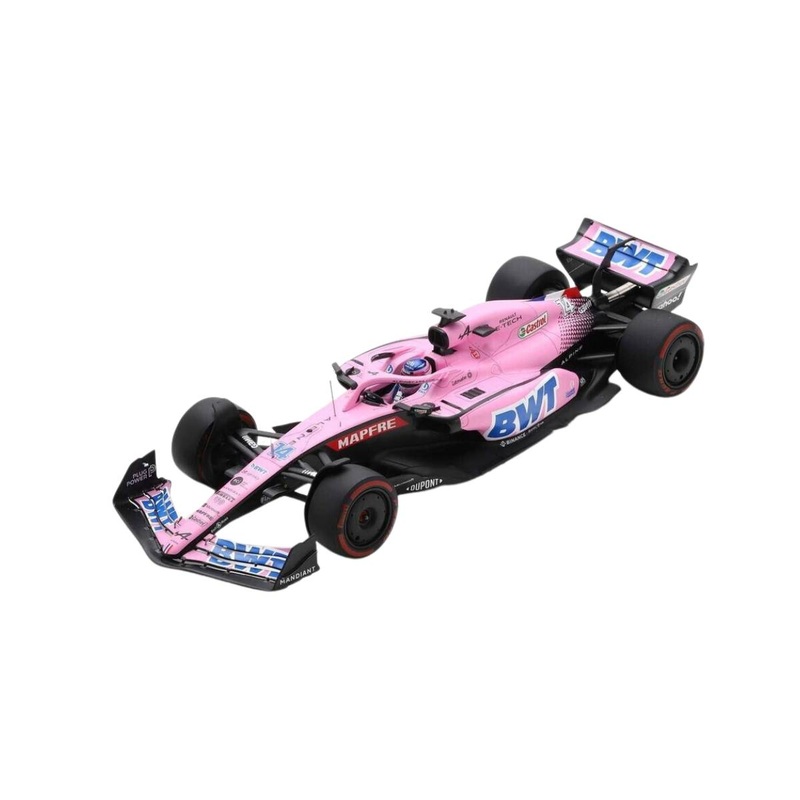 Alpine A522 No.14 BWT Alpine F1 Team – 9th Bahrain GP 2022 – Fernando Alonso – 1:18 Scale Resin Model Car