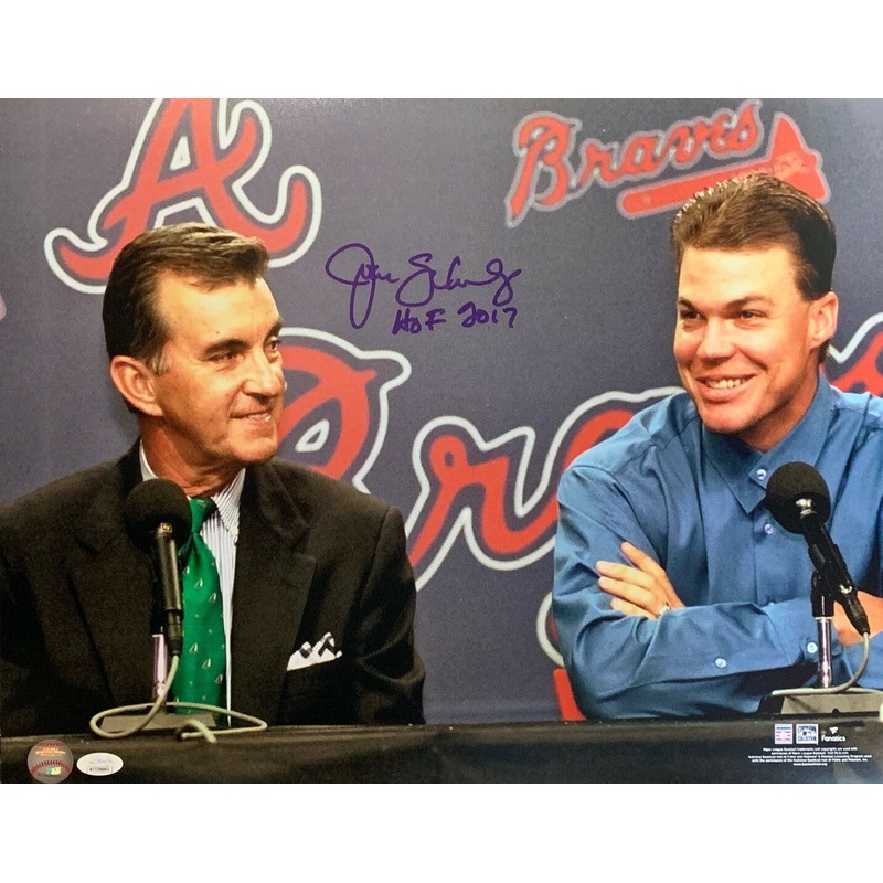 Atlanta Braves Hall of Famer JOHN SCHUERHOLZ Signed 16×20 photo #4 AUTO – JSA