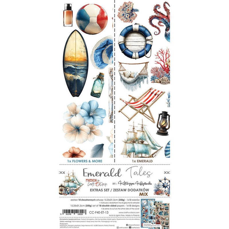 Craft O’Clock – Extras Set, Emerald Tales – Mix