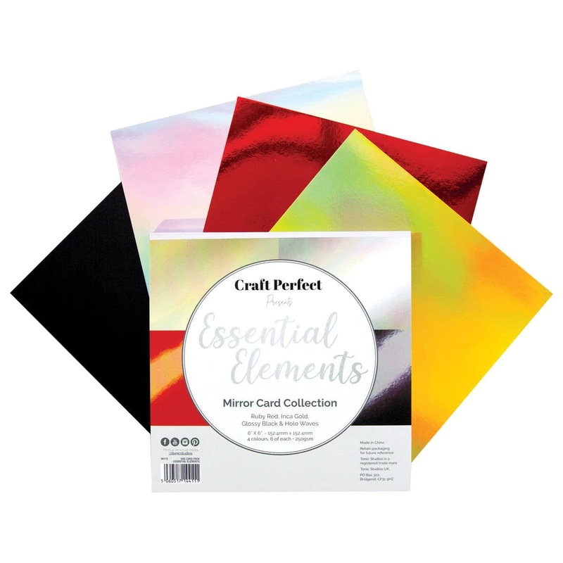 Craft Perfect Mirror Card Collection 6×6 24/pkg – Essential Elements