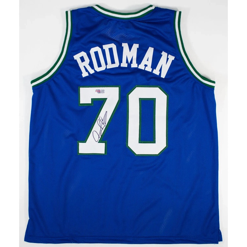 Dennis Rodman Signed Dallas Mavericks Jersey (PIA) His 2nd Choice of Jersey #’s