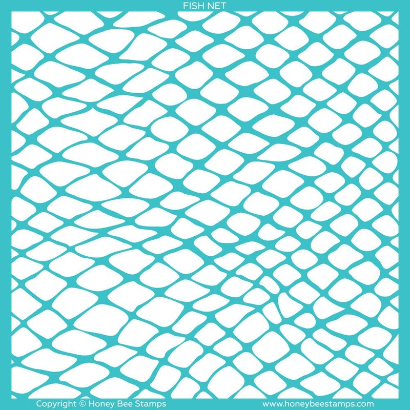 Fish Net – 6×6 Background Stencil