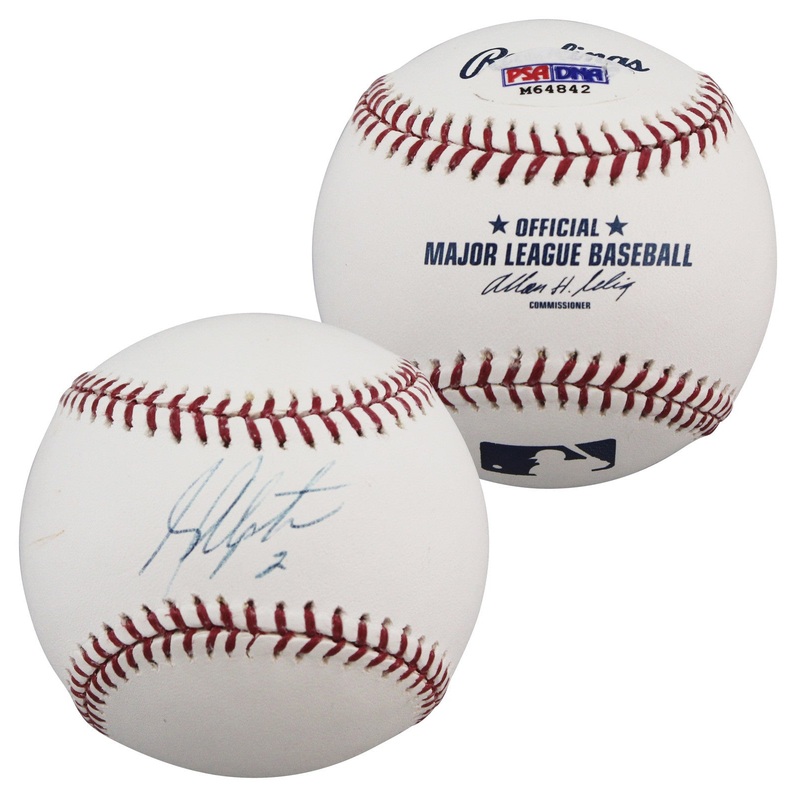 Indians B.J. Upton Authentic Signed Oml Baseball Autographed PSA/DNA #M64842