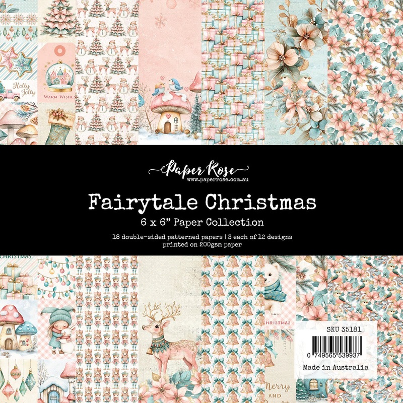 Paper Rose Fairytale Christmas 6×6 Paper Collection