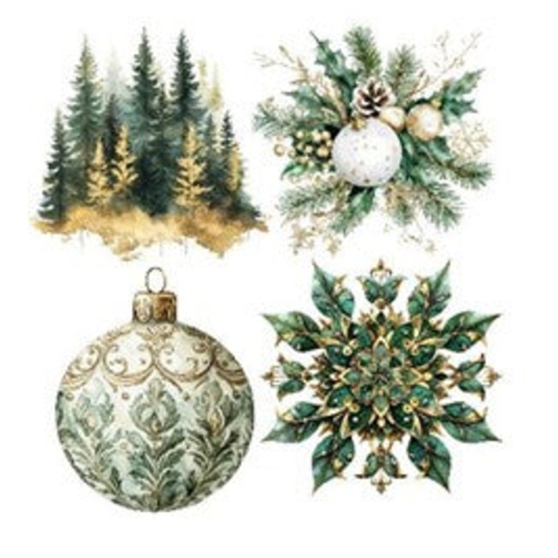 Simply Stated – Golden Evergreen XL Ephemera