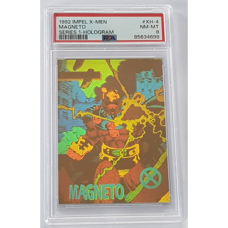 1992 Impel X-Men Series 1 Magneto #XH-4 PSA 8 Hologram Insert Card