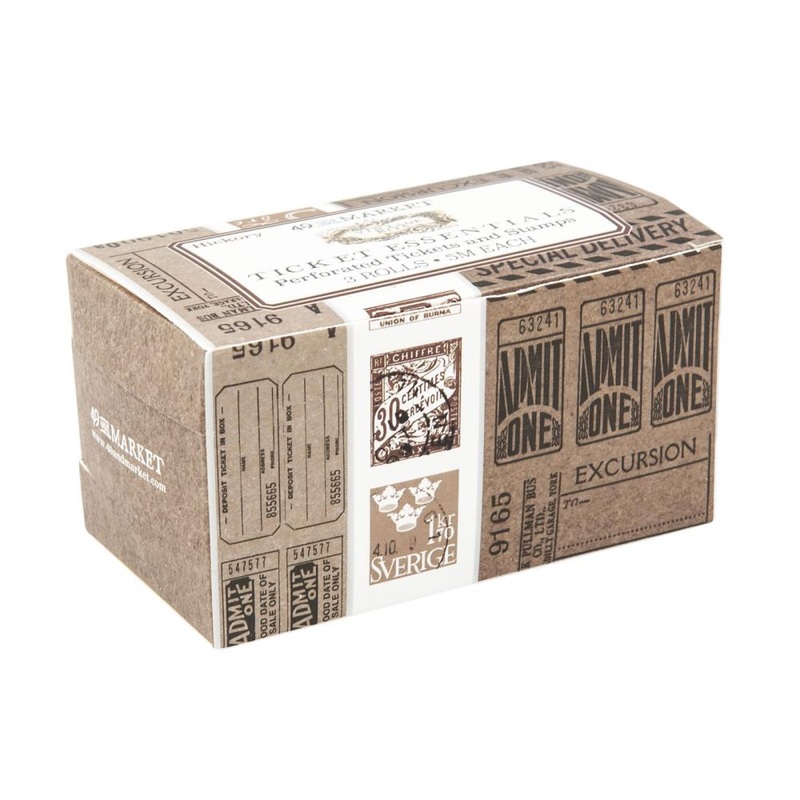 49 And Market Vintage Bits Ticket Essentials Hickory