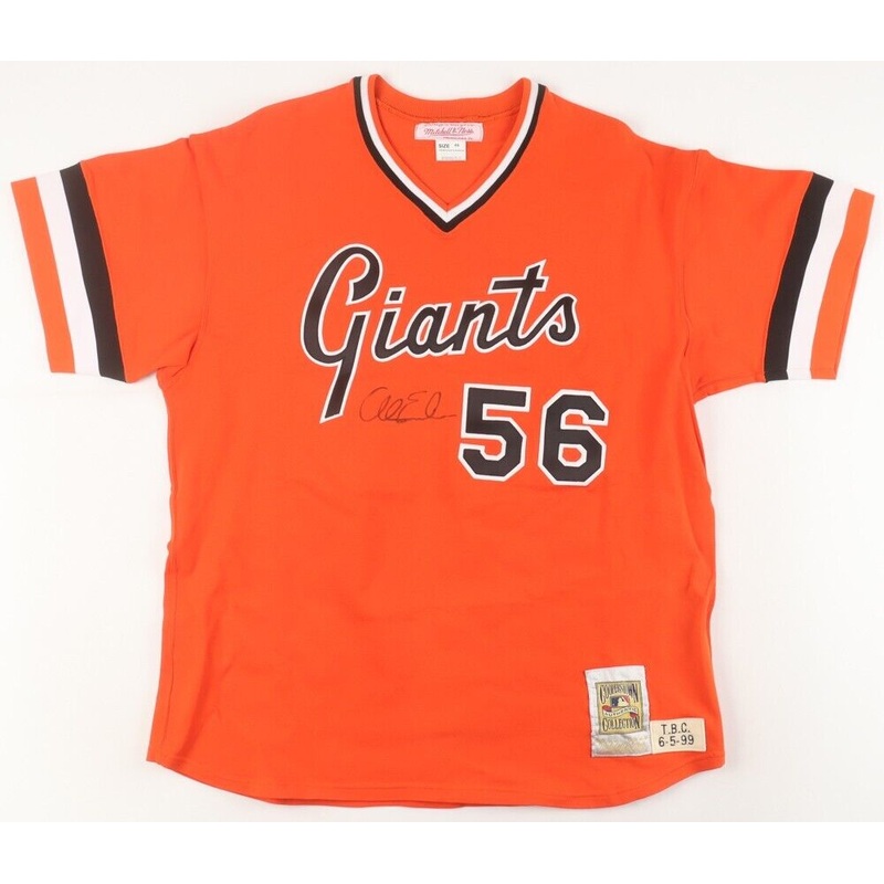 Alan Embree Signed San Francisco Giants Mitchell & Ness Jersey (Giants Team LOA)