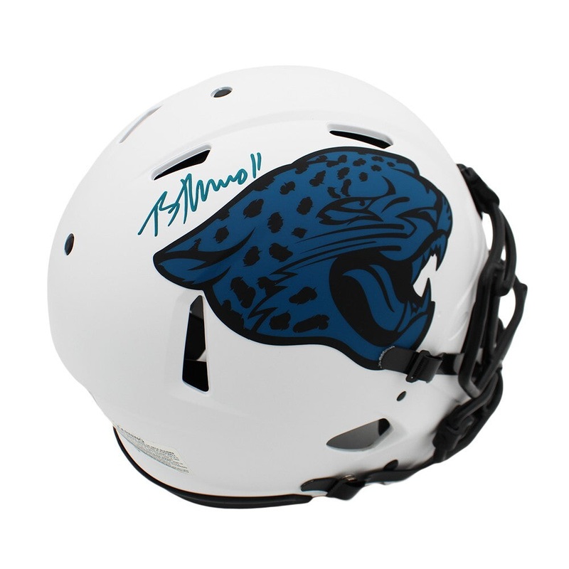 Brian Thomas Jr Signed Jacksonville Jaguars Speed Authentic Lunar NFL Helmet