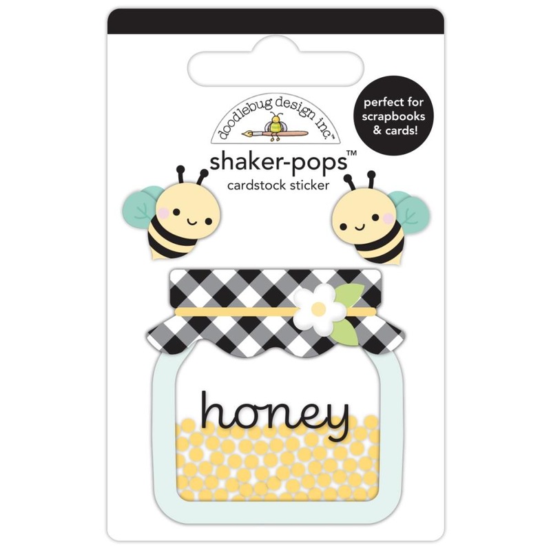 Doodlebug Doodle-Pops 3D Stickers – Honey Bees