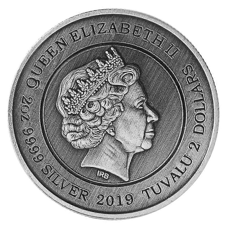 Exquisite and Premium Zinc Alloy Dragon&Phoenix Elizabeth Commemorative Coin
