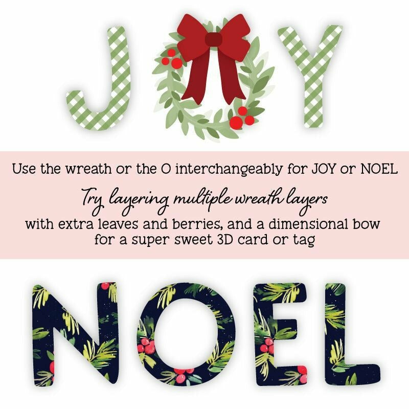 Joy Noel Wreath – Honey Cuts