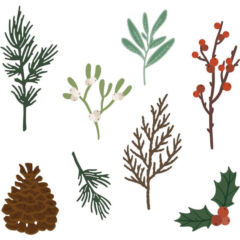Lovely Layers: Winter Greenery – Honey Cuts