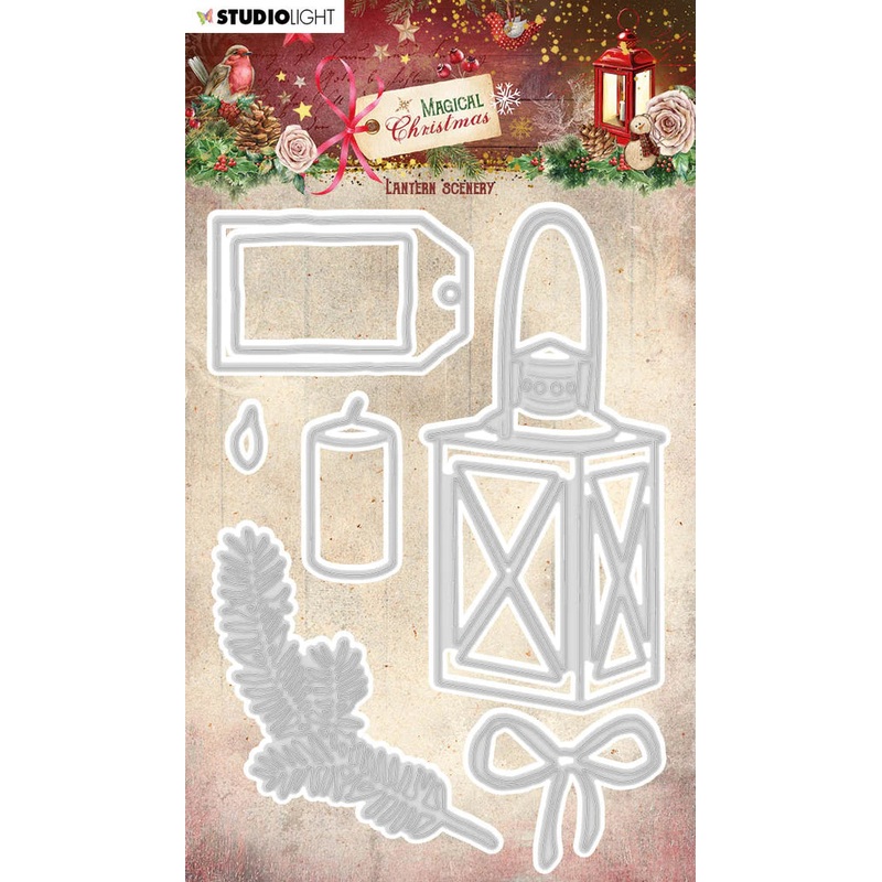 Studio Light Cutting Die Lantern Scenery Magical Christmas