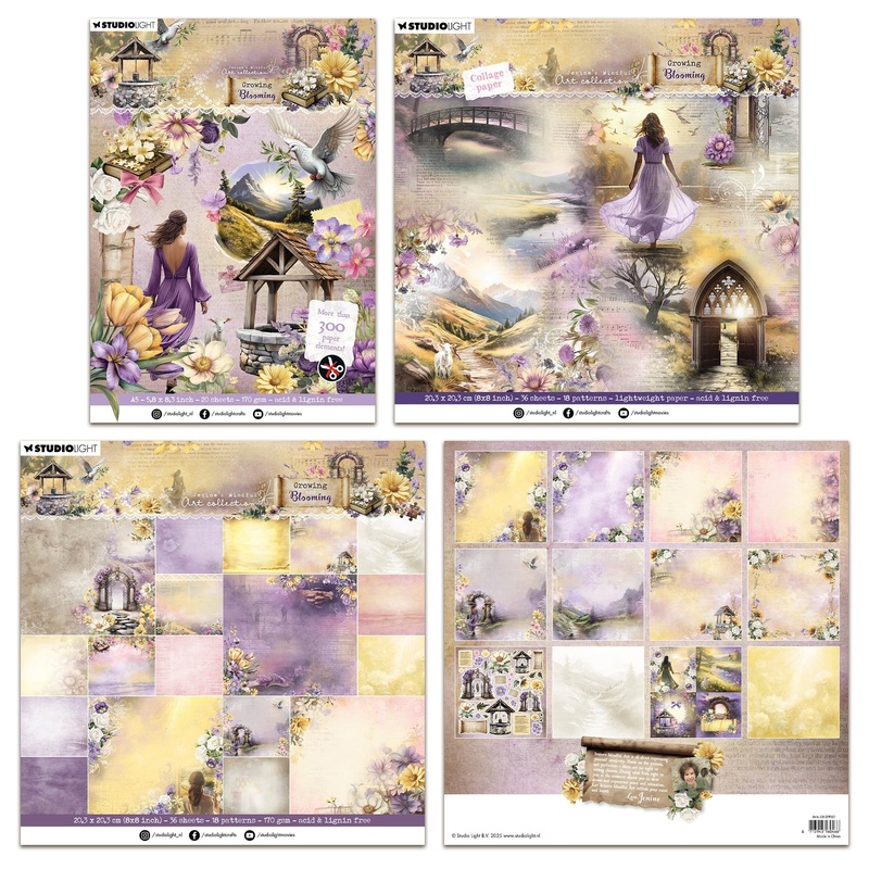 Studio Light Jenine’s Mindful Art – Growing & Blooming Paper Bundle