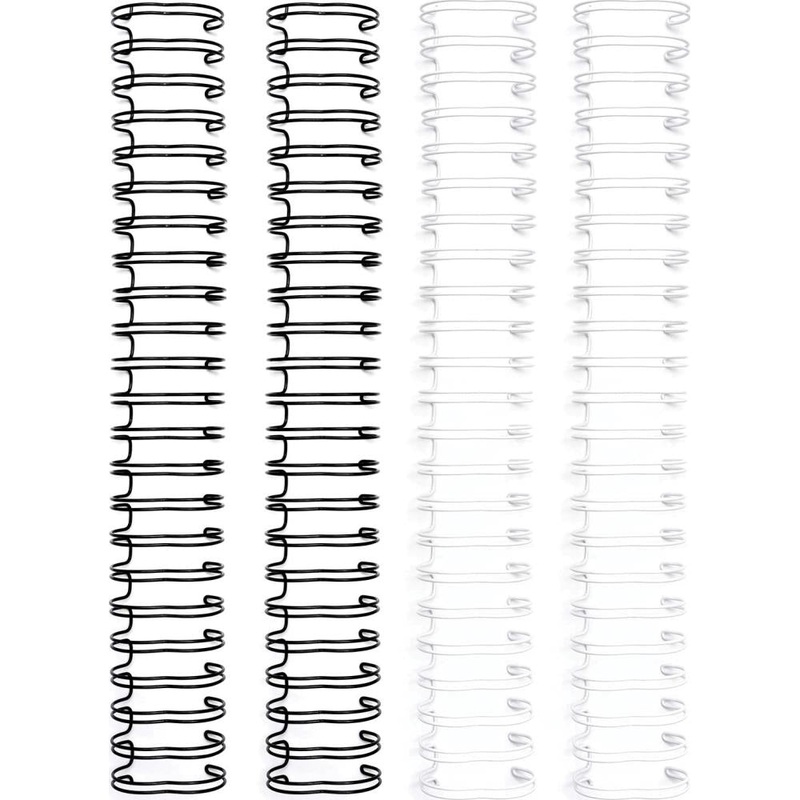 WeR Cinch Wires 1 4/Pkg Black & White