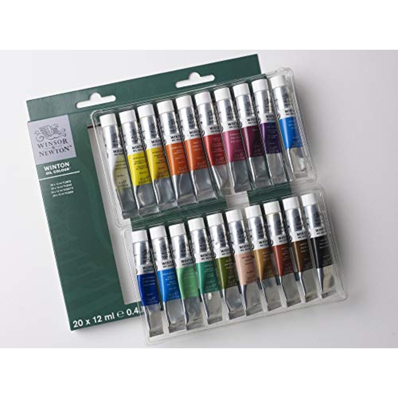 Winsor and Newton Introduction to Fine Art Winton Oil Color Sets, Introduction to Fine Art 20-Color Set