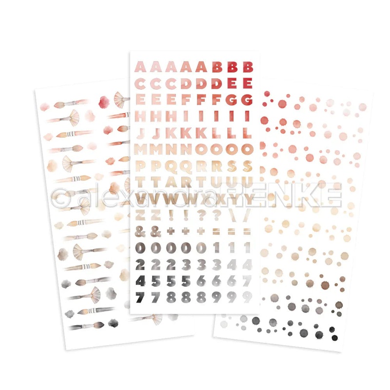 Alexandra Renke Rub-On Color Magic Red-Beige-Black