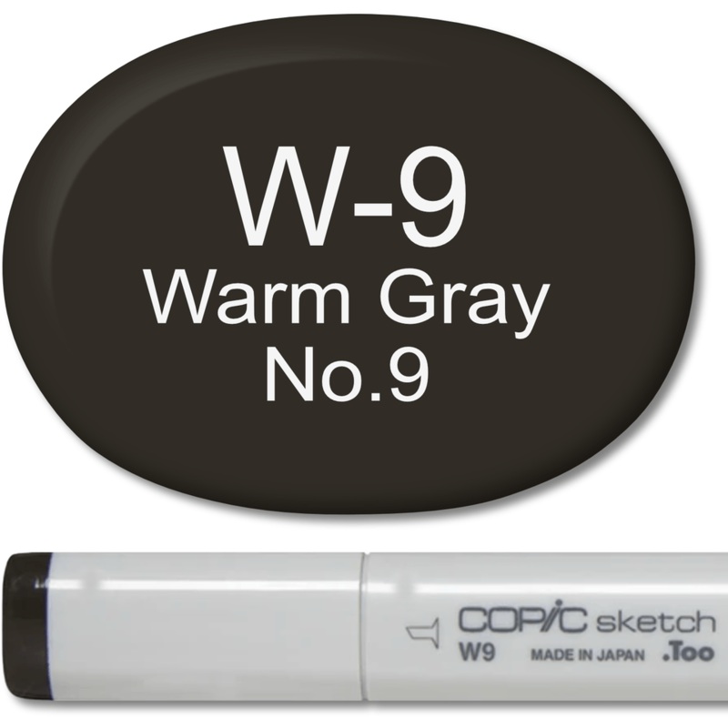 Copic Sketch Marker – W9 Warm Gray 9