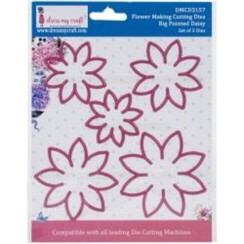 Dress My Craft Dies Big Pointed Daisy