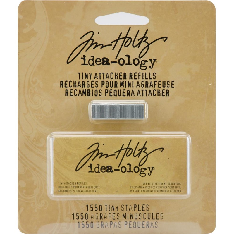 Tim Holtz Idea-Ology – Tiny Attacher Refill Staples .25 1,550/Pkg