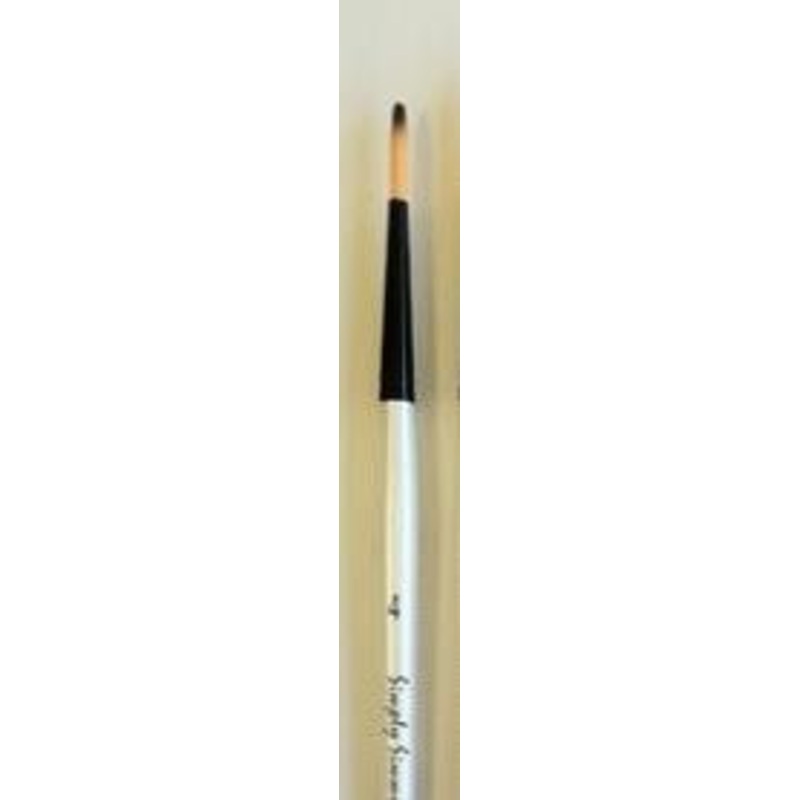 WATERCOLOR BRUSH: ROUND #4 Synthetic