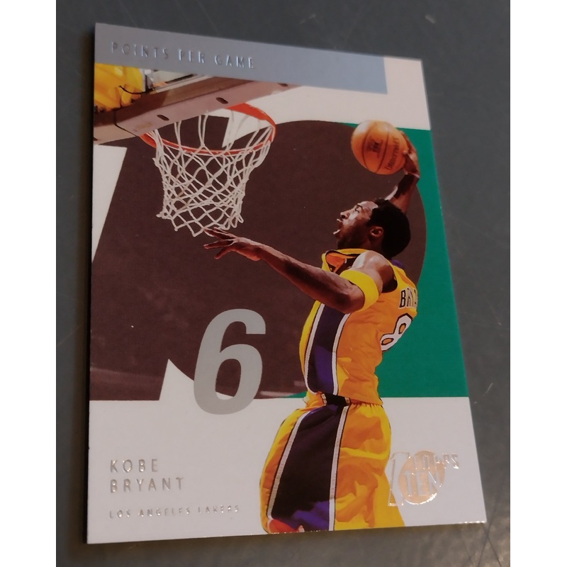 2002-03 Topps Ten Kobe Bryant #6 Trading Card