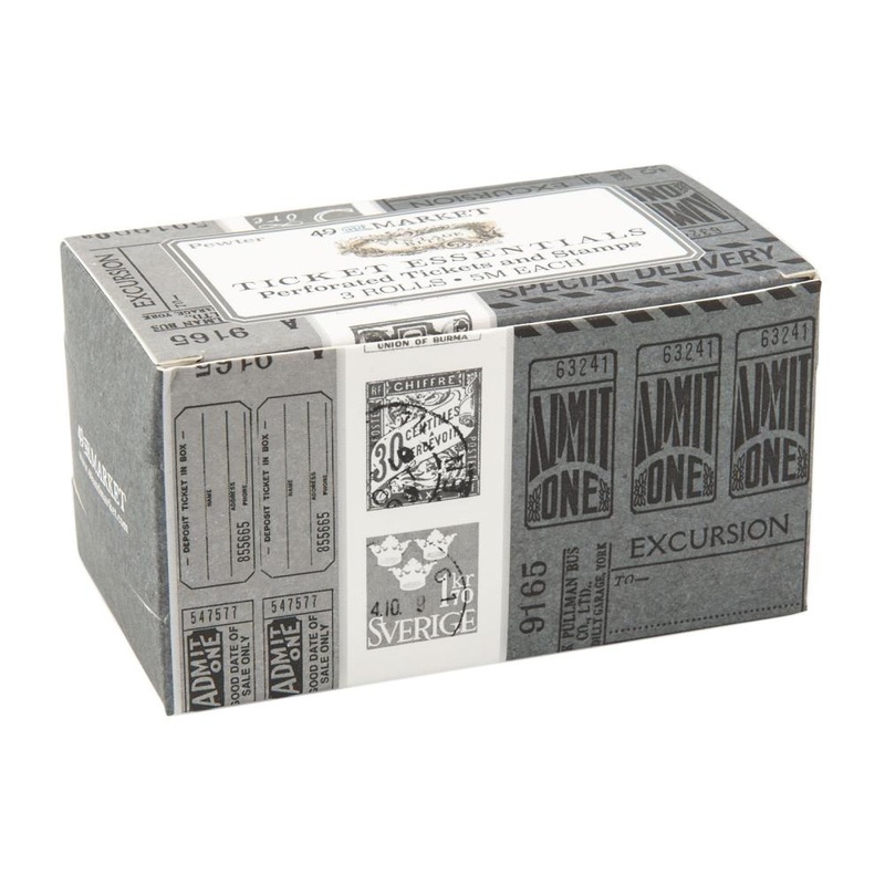 49 And Market Vintage Bits Ticket Essentials Pewter