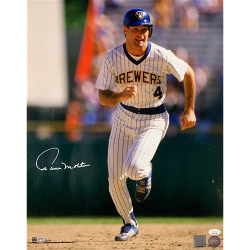 Brewers Hall of Famer PAUL MOLITOR Signed 16×20 AUTO Photo #11 AUTO – JSA