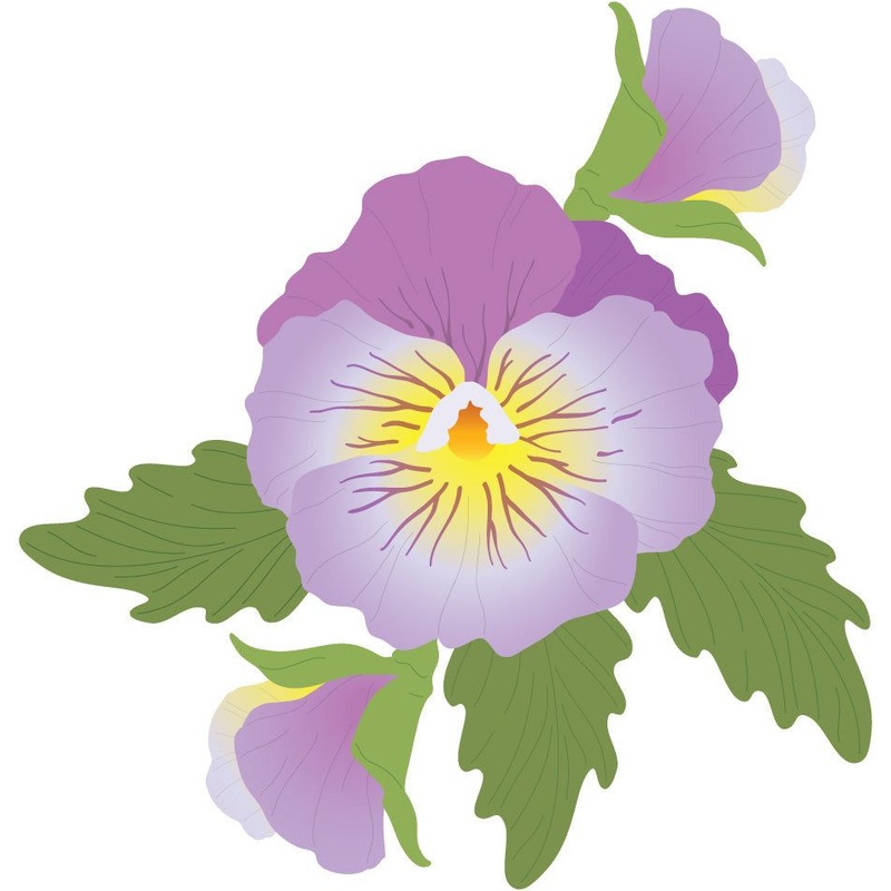 Lovely Layers: Pansy – Honey Cuts