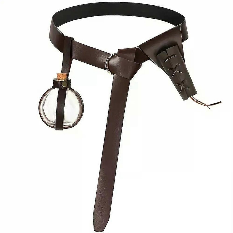 Medieval Sword Holder Sheath Scabbard For Adult Men Larp Knight Weapon Cosplay Props Gear Rapier Ring Belt Magic Bottle Set