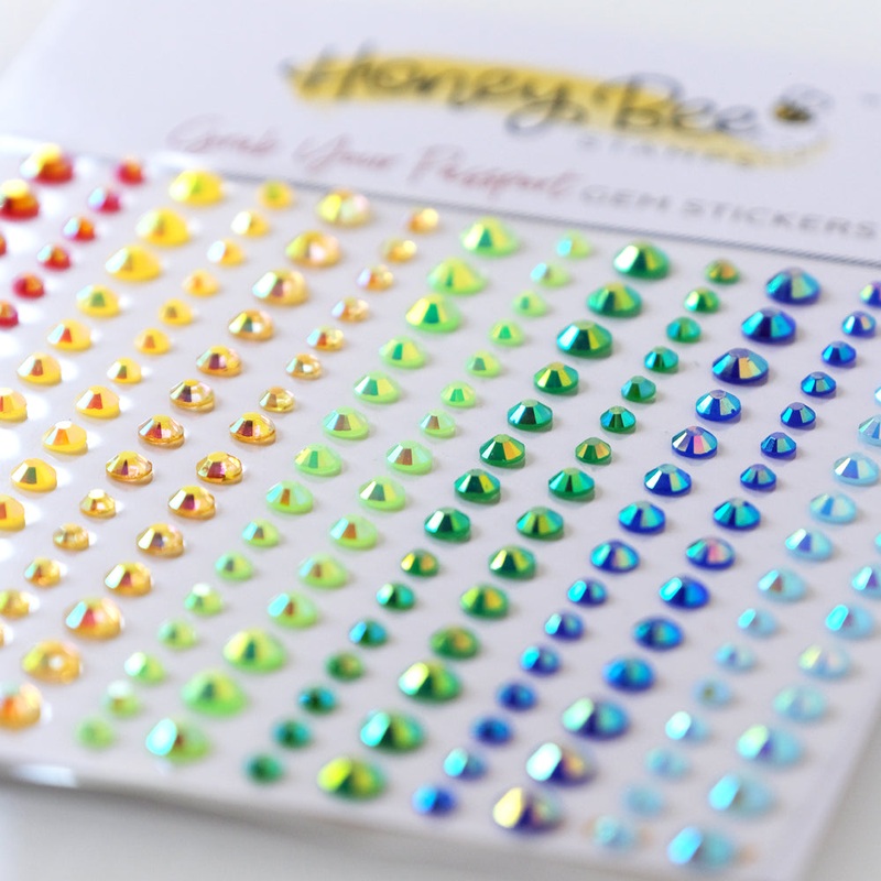 Grab Your Passport Gem Stickers – 210 Count