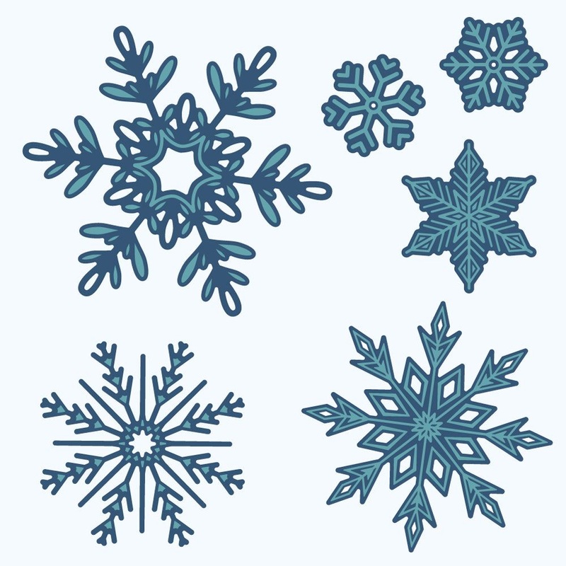 Lovely Layers: Large Snowflakes – Honey Cuts