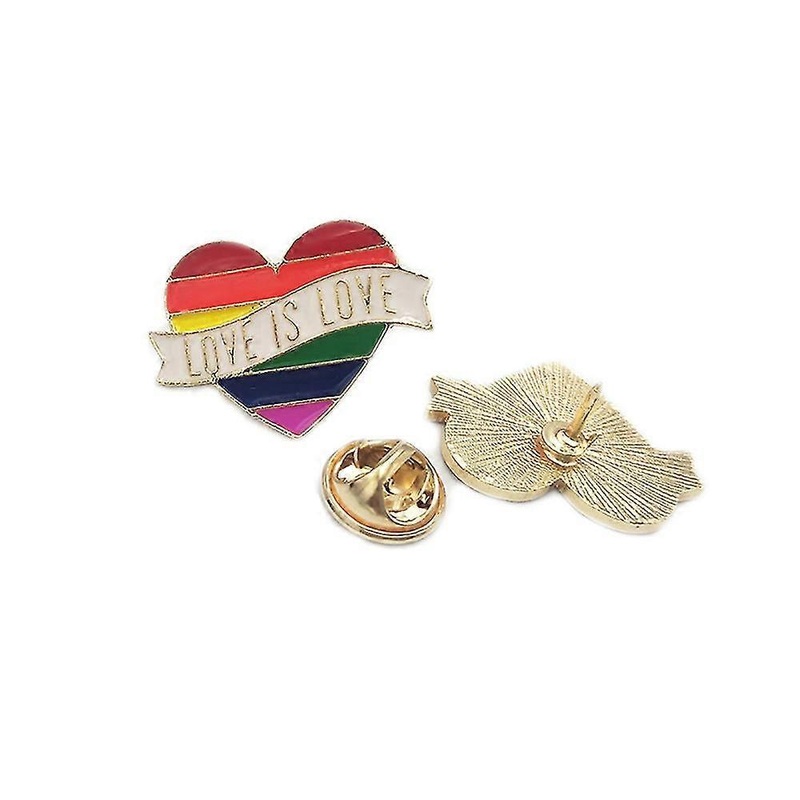 Rainbow Lapel Jewelry Accessories Tinplate Pin Brooch
