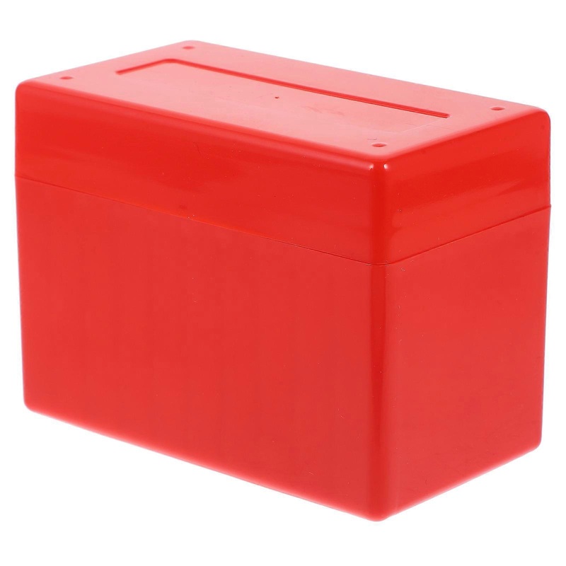 Reusable Coin Display Holder Box for Collectors  Multi Slot Plastic Case Closure, Compact Design, Storage Slot  Red Coin Organizer