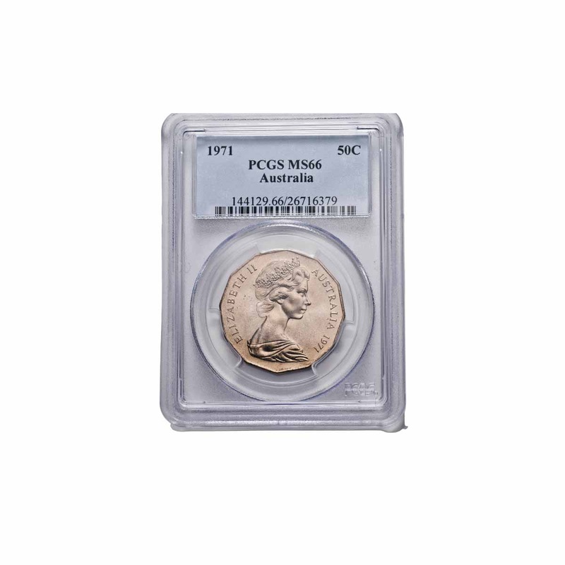 1971 50c PCGS MS66 (Gem Uncirculated)