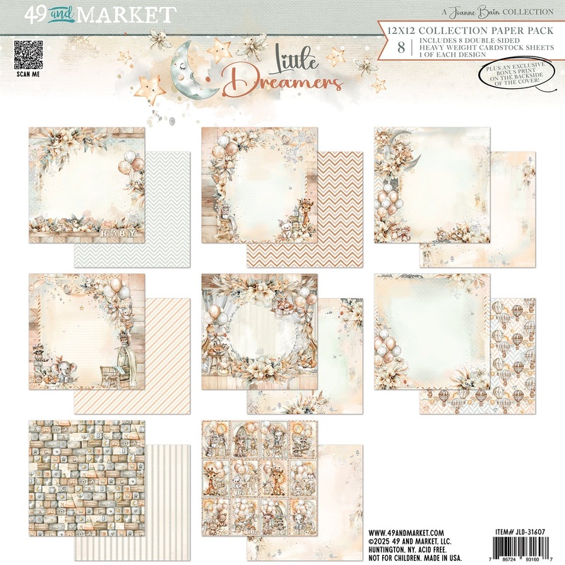49 and Market Little Dreamer 12×12 Collection Pack