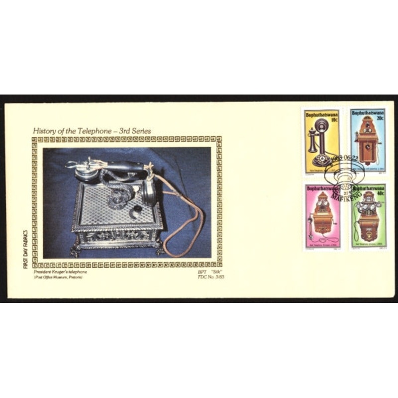 Bophuthatswana Silk  83.3 History of Telephone 3rd Series